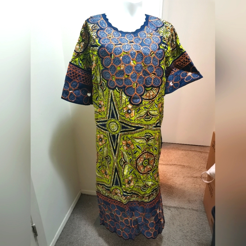 African Handmade Long Dress